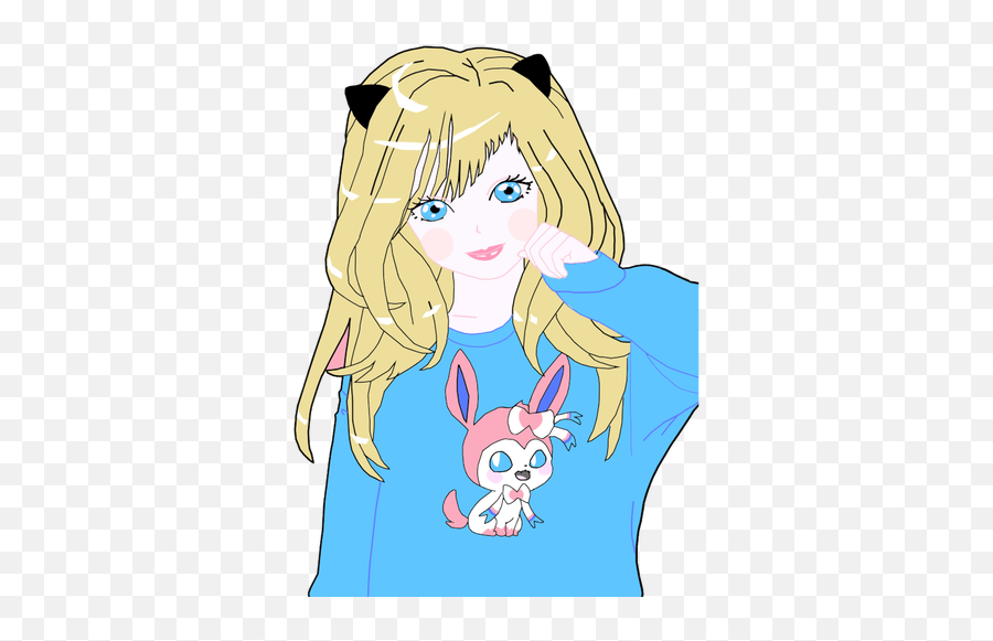 Anime Cat Girl - Clip Art Anime Girl Emoji,Anime Emotion Symbols