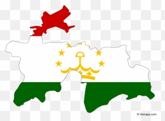 Flag Map Of Tajikistan - Tajikistan Flag Map Emoji,Morocco Flag Emoji