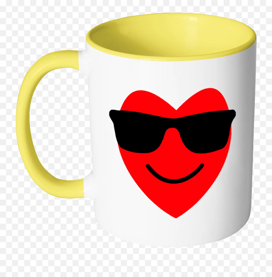 Smile Heart Emojis With Glasses - Mug,Gift Emojis