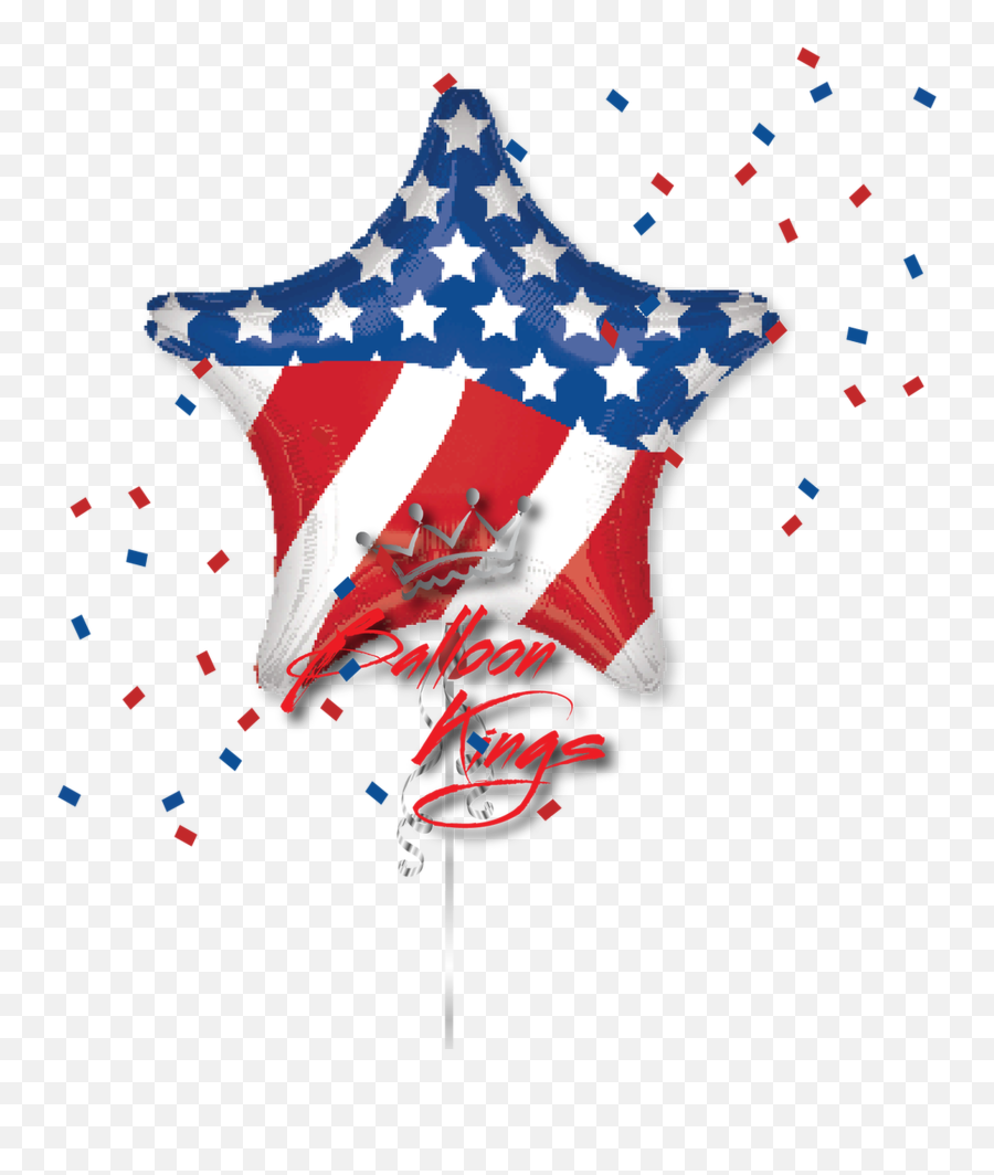American Flag Star - Illustration Emoji,Red Star Emoji