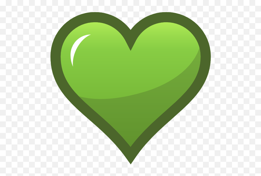 Free Green Heart Transparent Background - Green Heart Clipart Emoji,Meaning Of Yellow Heart Emoji