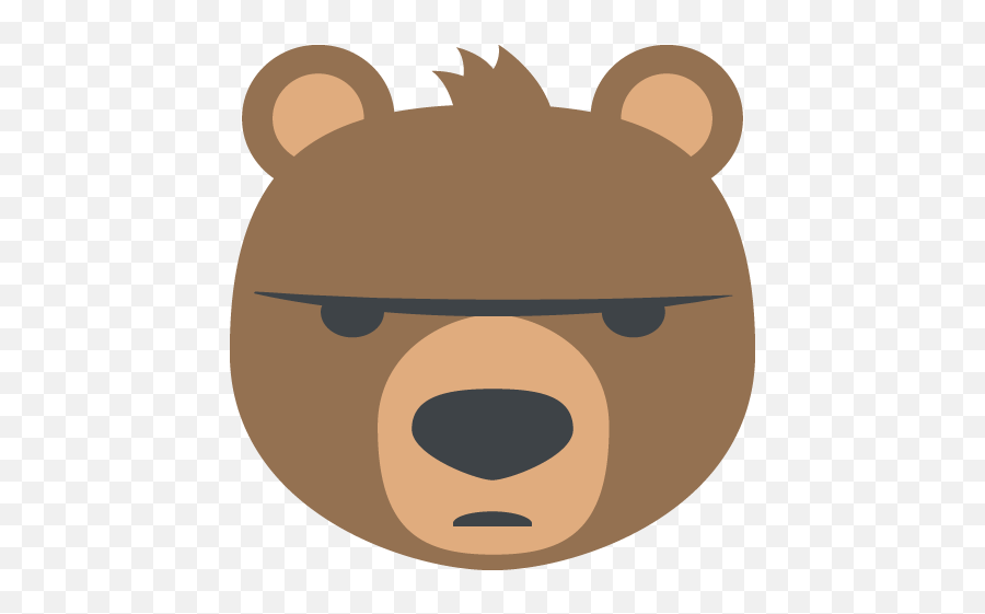 Bear Emoji Png Picture - Angry Bear Emoji,Teddy Bear Emoji