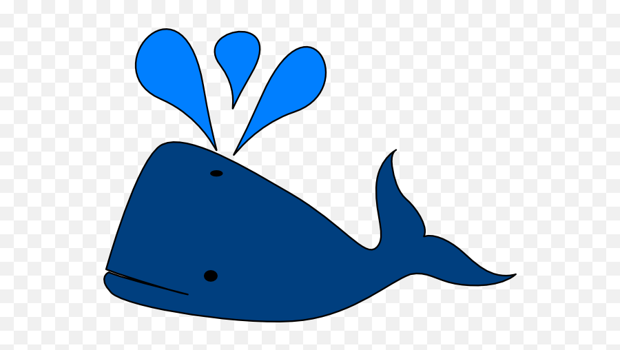 Whale Clipart - Blue Whale Clip Art Emoji,Blue Whale Emoji