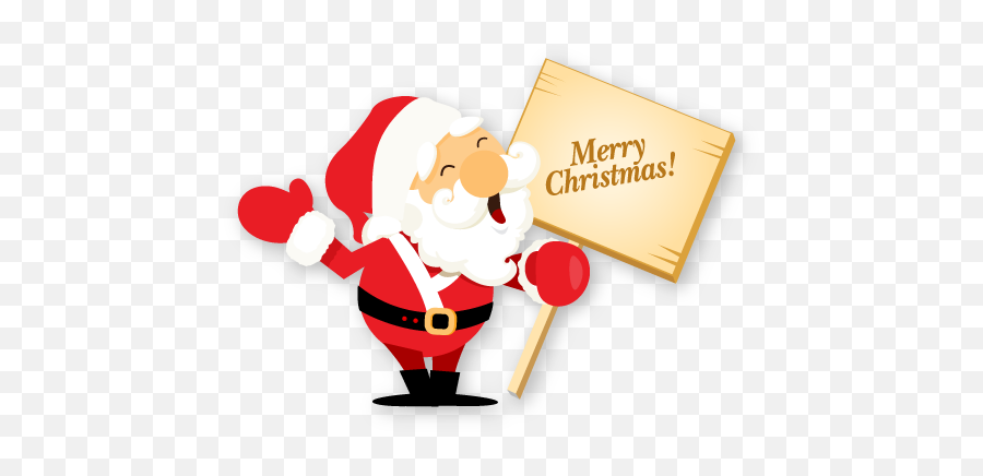 Santa Merry Christmas Icon - 25 December Christmas Day Emoji,Merry Christmas Emoji