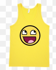 Happy Smiley Fine Jersey Tank Top Unisex - Vest Emoji,Emoji Tank Tops