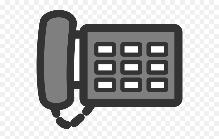 Phone Clip Art Vector Clip Art Free - Desk Phone Vector Free Emoji,Emoji Telephone