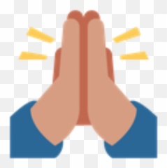 Whats The Best Vagina Emoji - Person With Folded Hands Png
