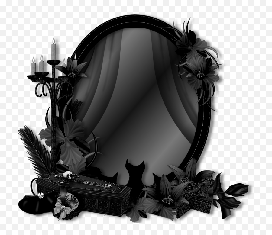Gate Clipart Gothic Horror Gate Gothic Horror Transparent - Transparent Background Transparent Gothic Frame Png Emoji,Goth Emoji