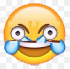 Trending Cursed Stickers - Laugh Emoji