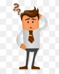 Transparent Confused Person Clipart - Transparent Confused Person Clipart Emoji,Puzzled Emoticon