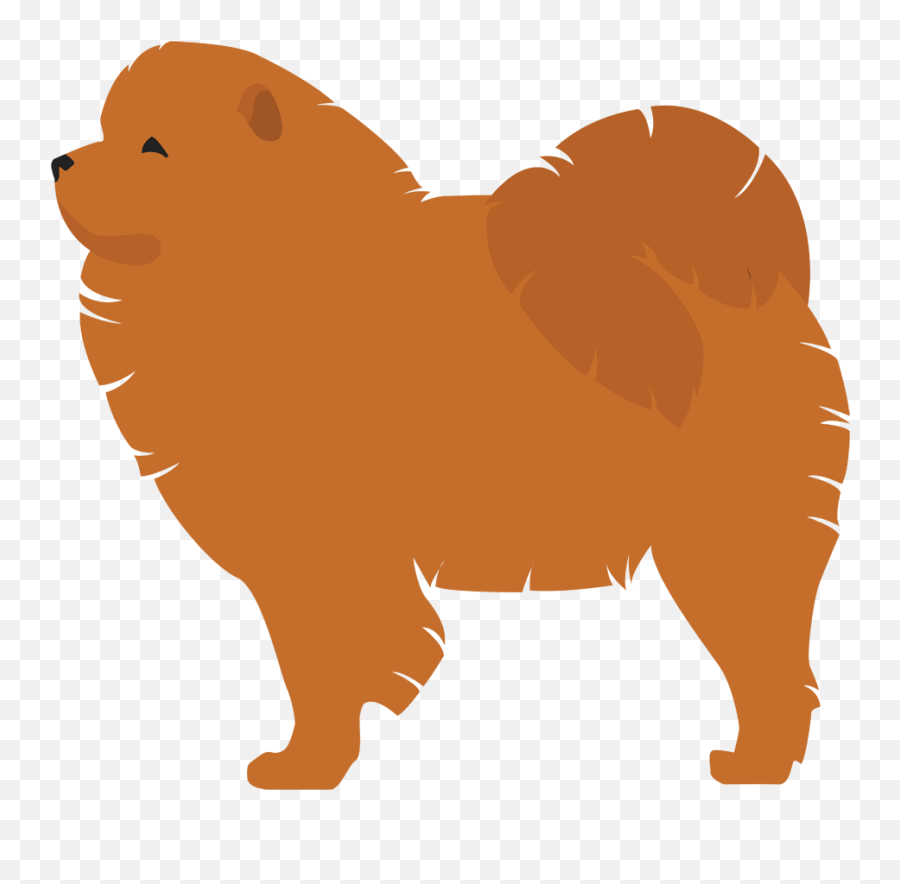 Chow Chow - Dog Breed Clipart Full Size Clipart 1419324 Dog Emoji,Emoji Dog And Bone