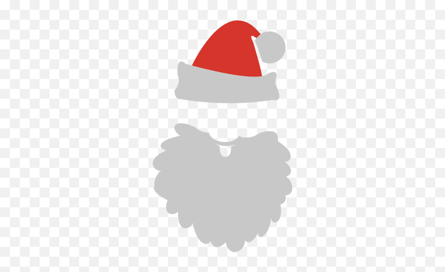 Santa Claus Face Png Picture - Gorro Y Barba De Santa Png Emoji,Laughing Emoji Beanie
