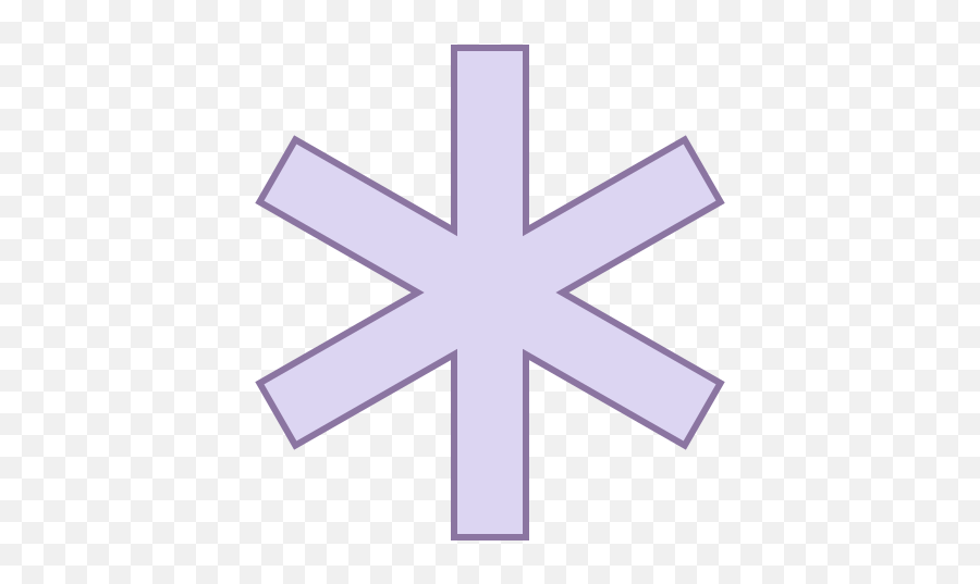 Asterisk Icon - Free Download Png And Vector Emt Paramedic Coloring Pages Emoji,Purple Cross Emoji