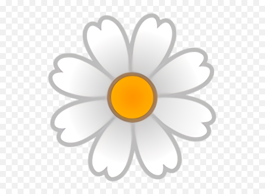 Easter White Yellow Petal For Easter Day For Easter - 720x720 Daisy Emoji Png,White Flower Emoji