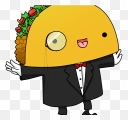 Taco Clipart Two - Transparent Cartoon Tacos Emoji