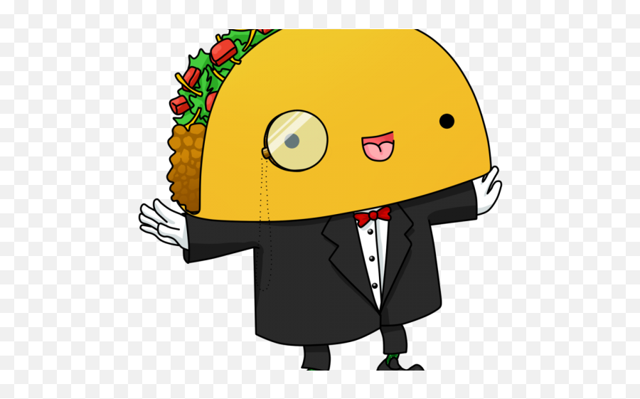 Taco Clipart Two - Transparent Cartoon Tacos Emoji,Gamer Emoji