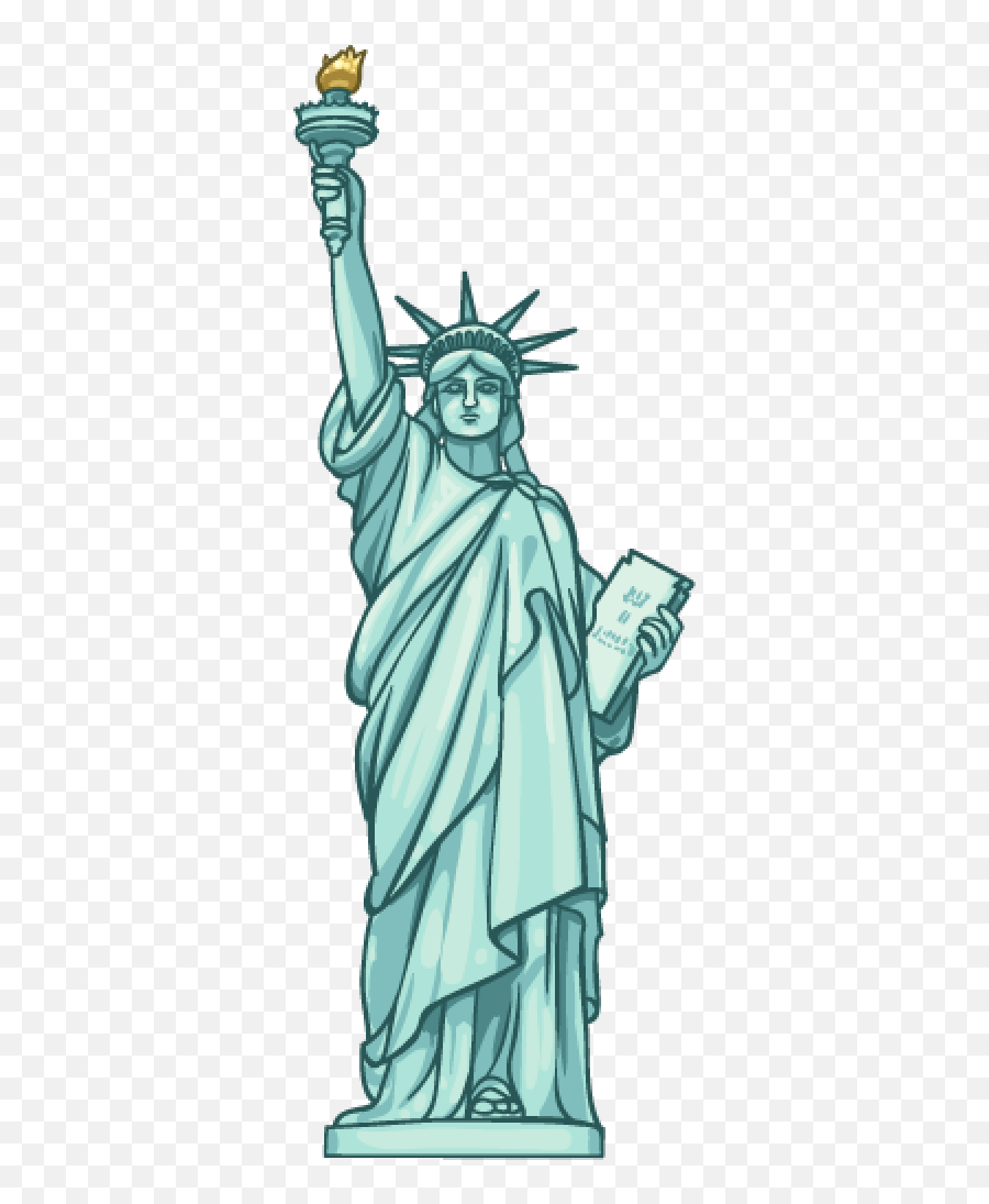 Statue Of Liberty Apple Transparent Png Clipart Free - Statue Of Liberty Animated Emoji,Statue Emoji