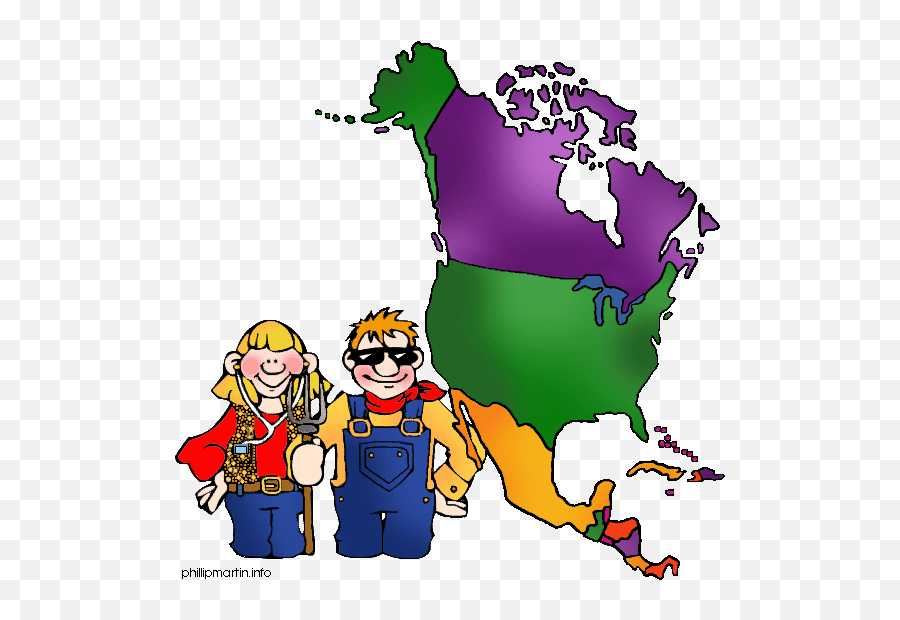 North America Continent Clipart - Clip Art Library Continents North America For Kids Emoji,North America Emoji