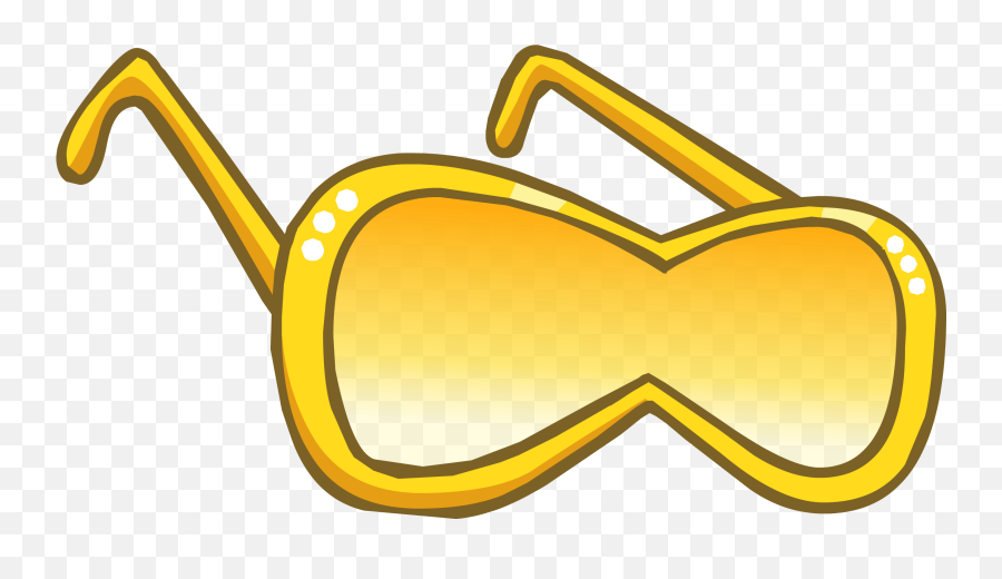 Goggles Clipart Club Penguin - Ids De Items De Oro Club Gold Glasses Clip Art Png Emoji,Codigos De Emojis