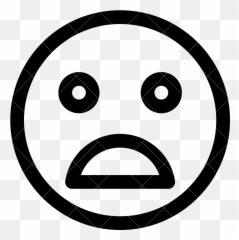 Shocked Emoji Outline - Anguish Icon