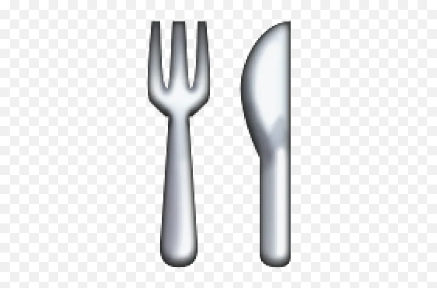 Cropped - Fork And Knife Emoji Png,Knife Emoji