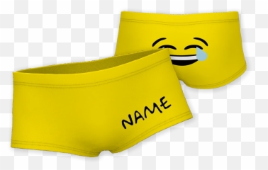 Emoji Kids Custom Name Boxer Short - Underpants