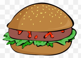 Hamburger Cu Salata - Burger Clip Art Emoji
