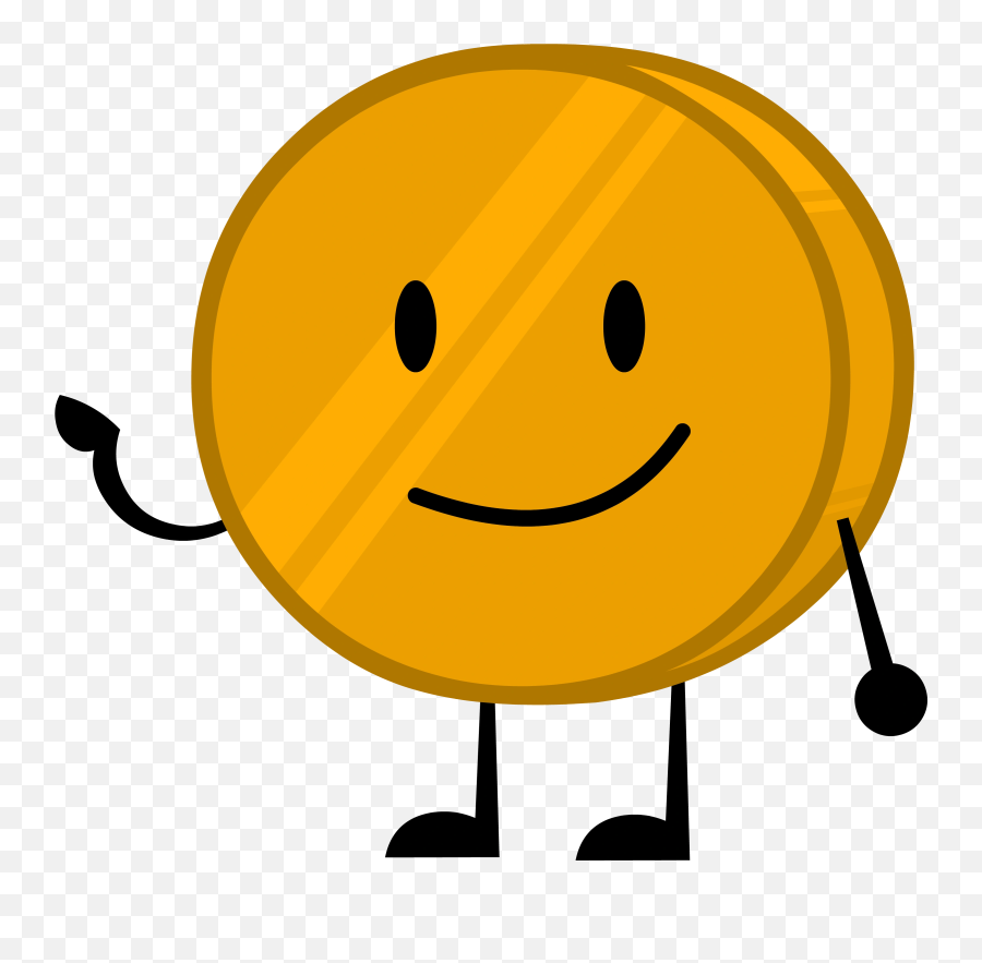 Coiny - Battle For Dream Island Coiny Emoji,Shaking My Head Emoticon