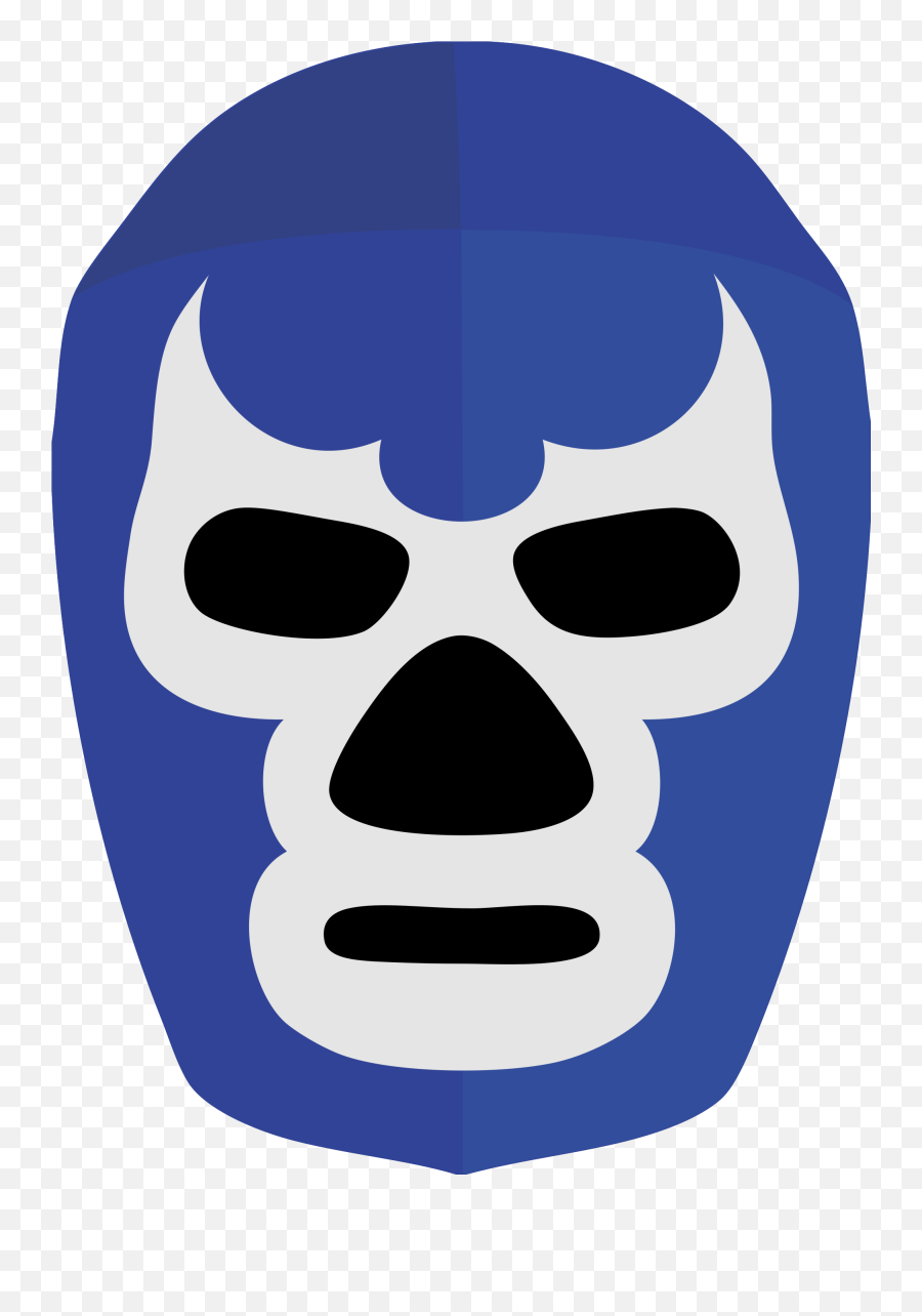 Wrestling Mask - Blue Demon Emoji,Ski Mask Emoji