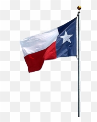 Texas Flag - Transparent Pole Png Emoji