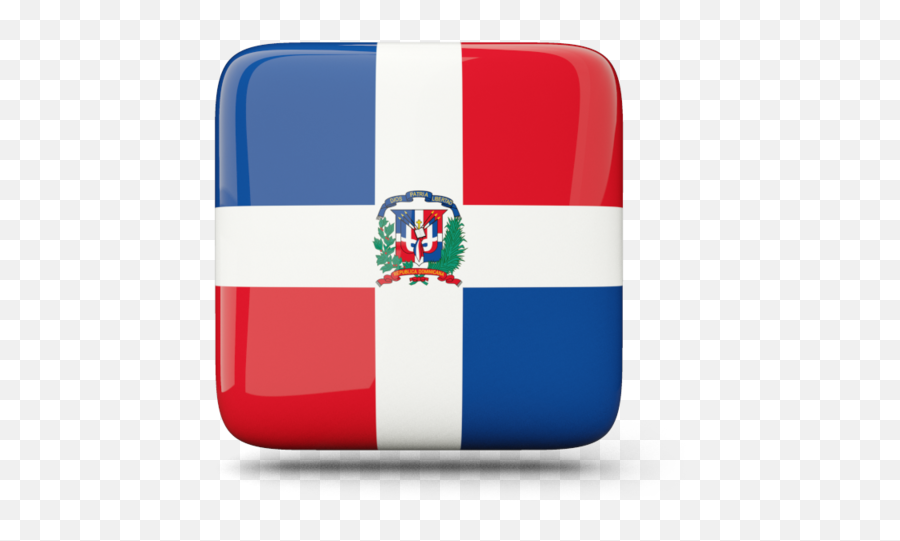 Glossy Square Icon - Dominican Republic Flag Emoji,Spain Flag Emoji