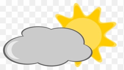 Weather The Sun Cloud Graphics Sunny - Every Has A Silver Lining Cartoon Emoji