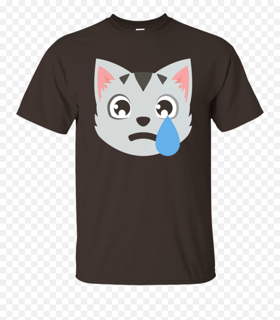 Check Awesome Sad Cat Emoji Emoticon Cute T Shirt,Sad Cat Emoji