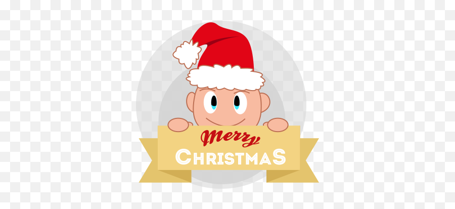 Baby Emoji Mery Christmas - Illustration,Merry Christmas Emoji