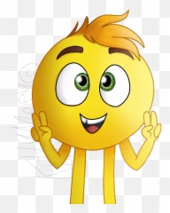 Hi Clipart Emoji Movie Transparent Free For - Smiley