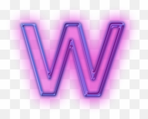 Symbols Letter W - Neon Letter W Png Emoji,Letter W Emoji