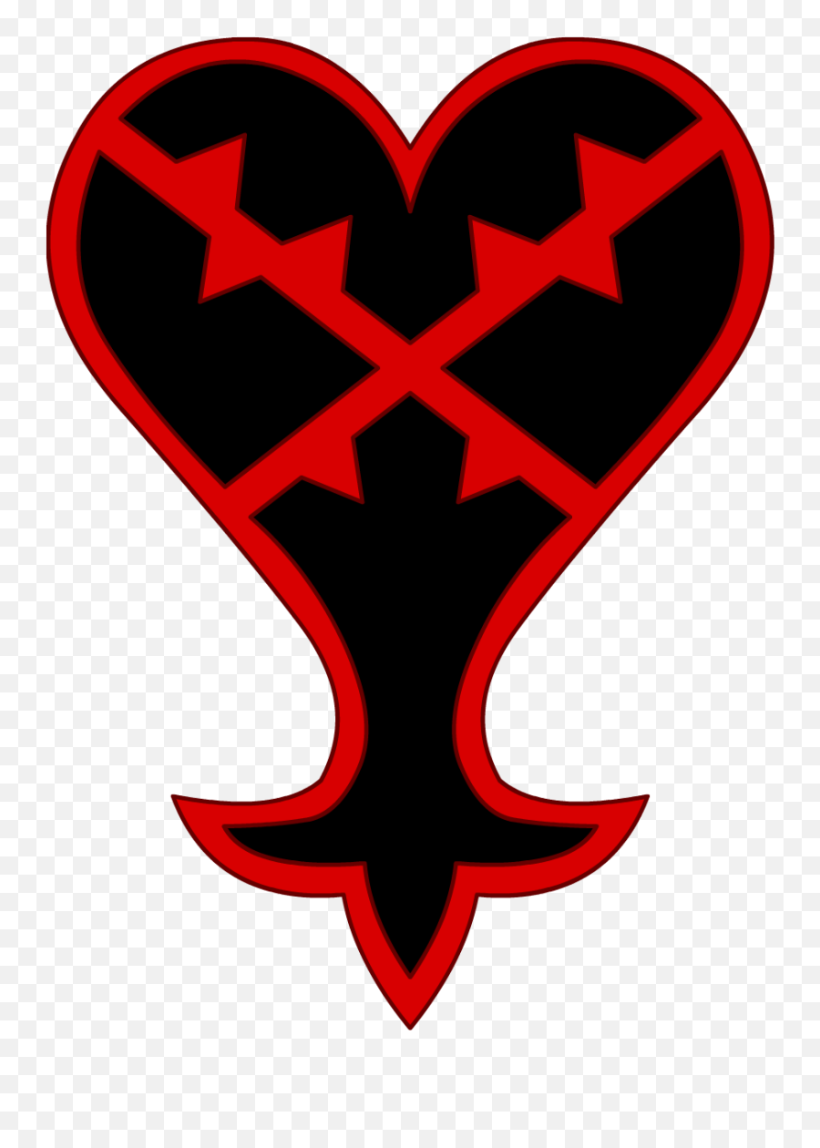 Kingdom Hearts Hq Clip Art Images - Kingdom Hearts Heartless Symbol Emoji,Kh Emoji