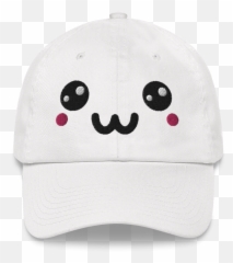 Embroidered Kawaii Emoji Hat - Red Card,Emoji Dad Cap