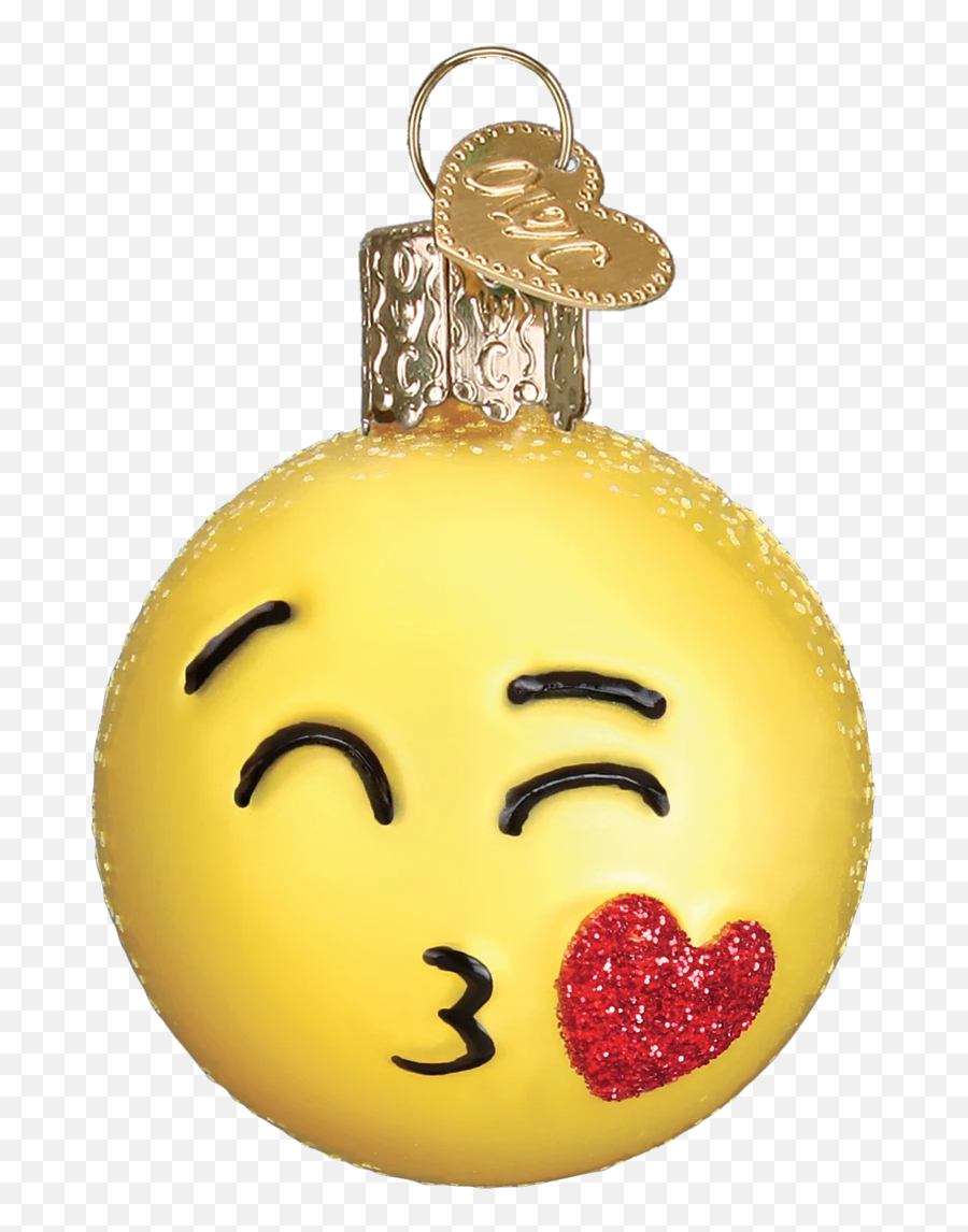 Mini Emoji Ornament Set - Old World Christmas,Emoji Christmas