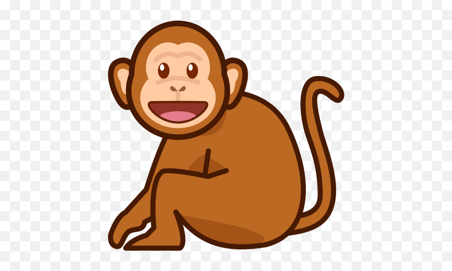 Monkey Emoji For Facebook Email Sms - Monkey Opening Mouth Cartoon,Monkey Emojis