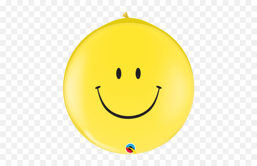 Greetings House - 3ft Latex Yellow Pk2 Smile Face Smile Kiss Emoji,Ballerina Emoji