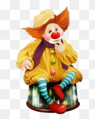 clownsquenalbertini Tube Cute art - Tubes Clowns Png Emoji
