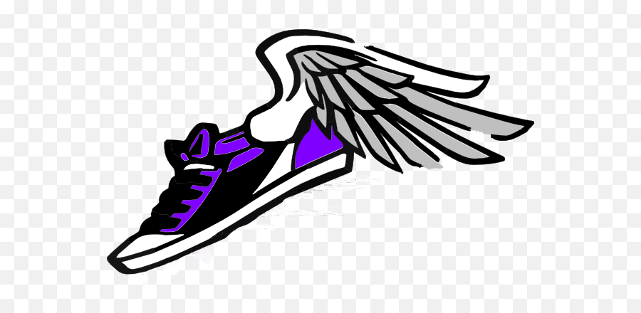 Library Of Shoes Running Freeuse Library Png Files - Shoes With Wings Clipart Emoji,Emoji Tennis Shoes