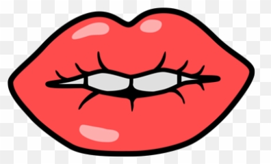 Top Mr Kissable Lips Stickers For - Clip Art Emoji