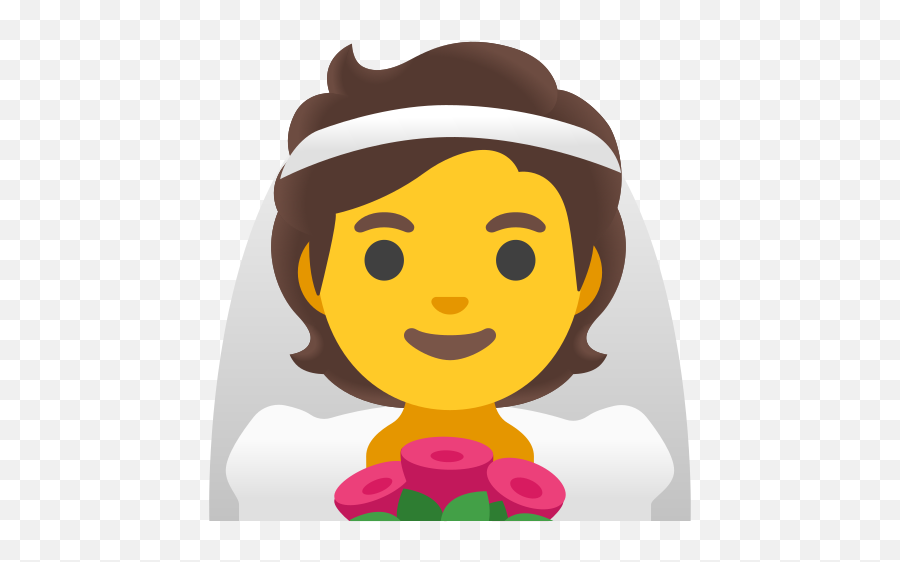 Person With Veil Emoji - Tomboy Wife Emoji,Bride Emoji