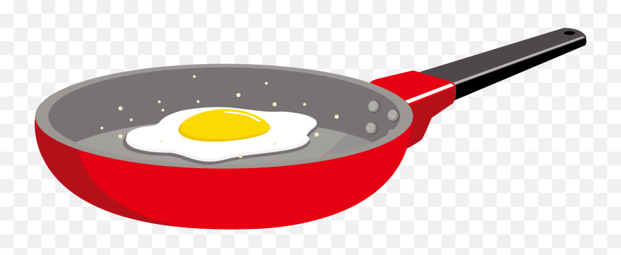 Fried Egg Omelette Frying Pan Kitchen - Egg In A Pan Clipart Emoji,Pan Emoji