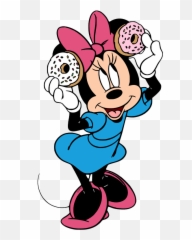Minnie Mouse Doughnut Ears In 2020 - Coloring Page Emoji