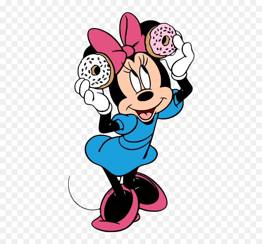 Minnie Mouse Doughnut Ears In 2020 - Minnie Mouse Coloring Page Emoji,Minnie Mouse Emoji For Iphone