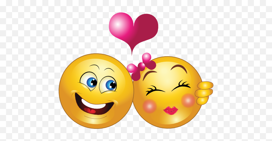 Love Smileys - Smiley Couple Emoji,Love Emoji.