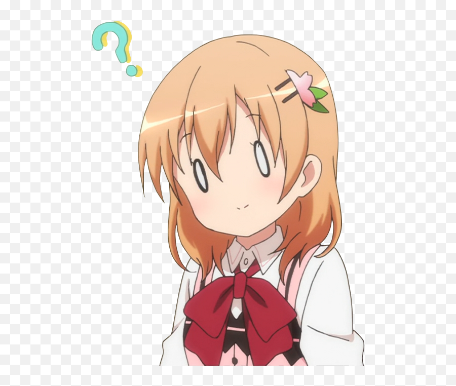 Confused Anime Transparent Png - Cocoa Hoto Png Emoji,Anime Girl Emoji
